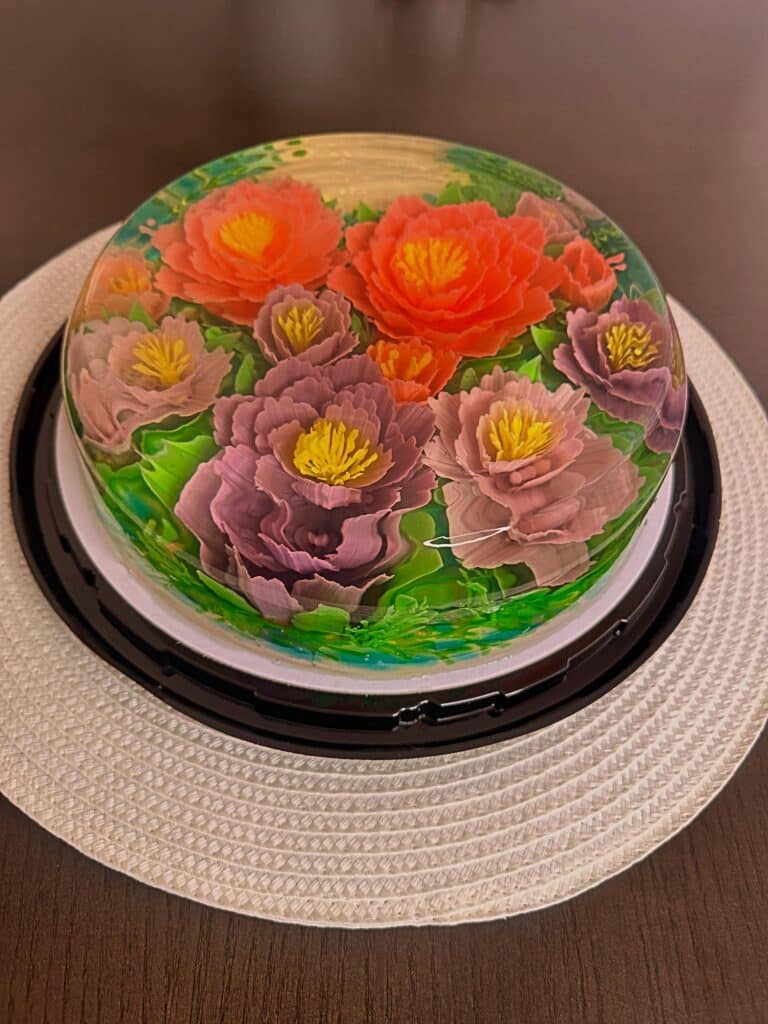 Frozen Jello Art Cake