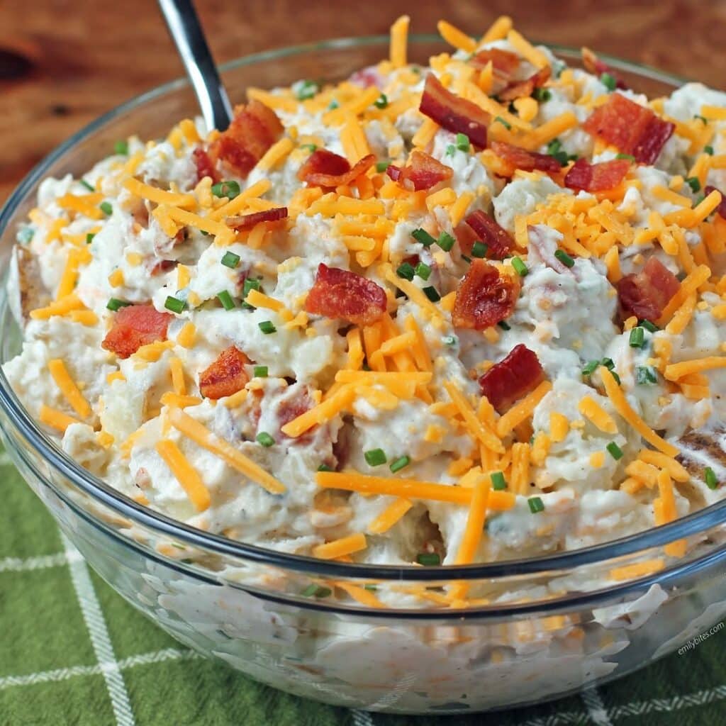 fully loaded baked potato salad