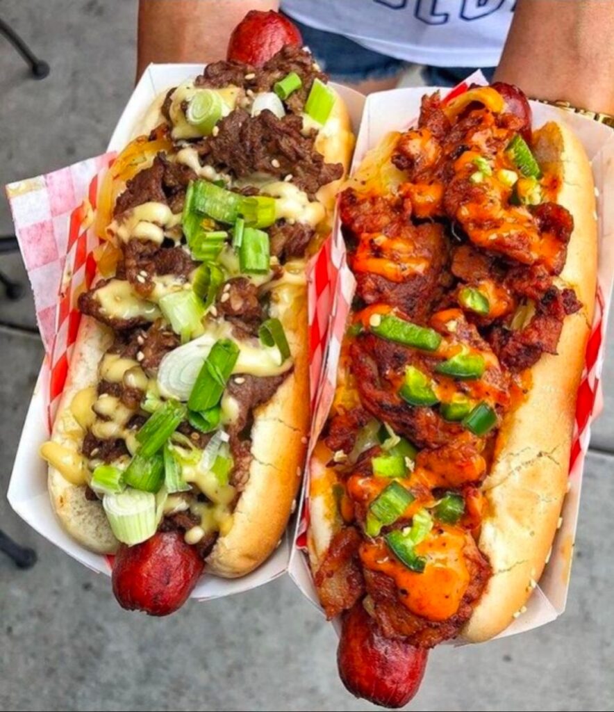 Gourmet Charred Hot Dogs With A Diy Toppings Bar