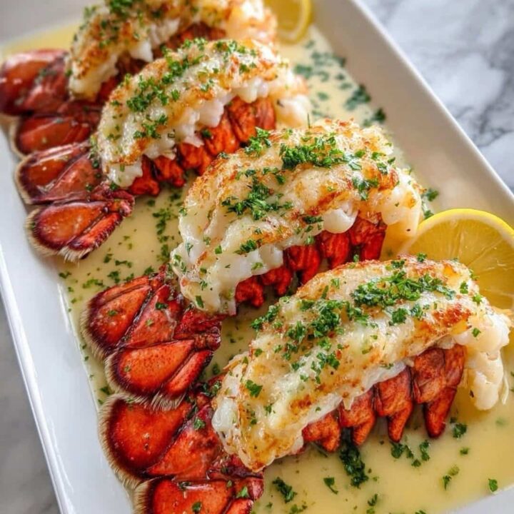 Grilled Garlic Butter Lobster Tails Recipe