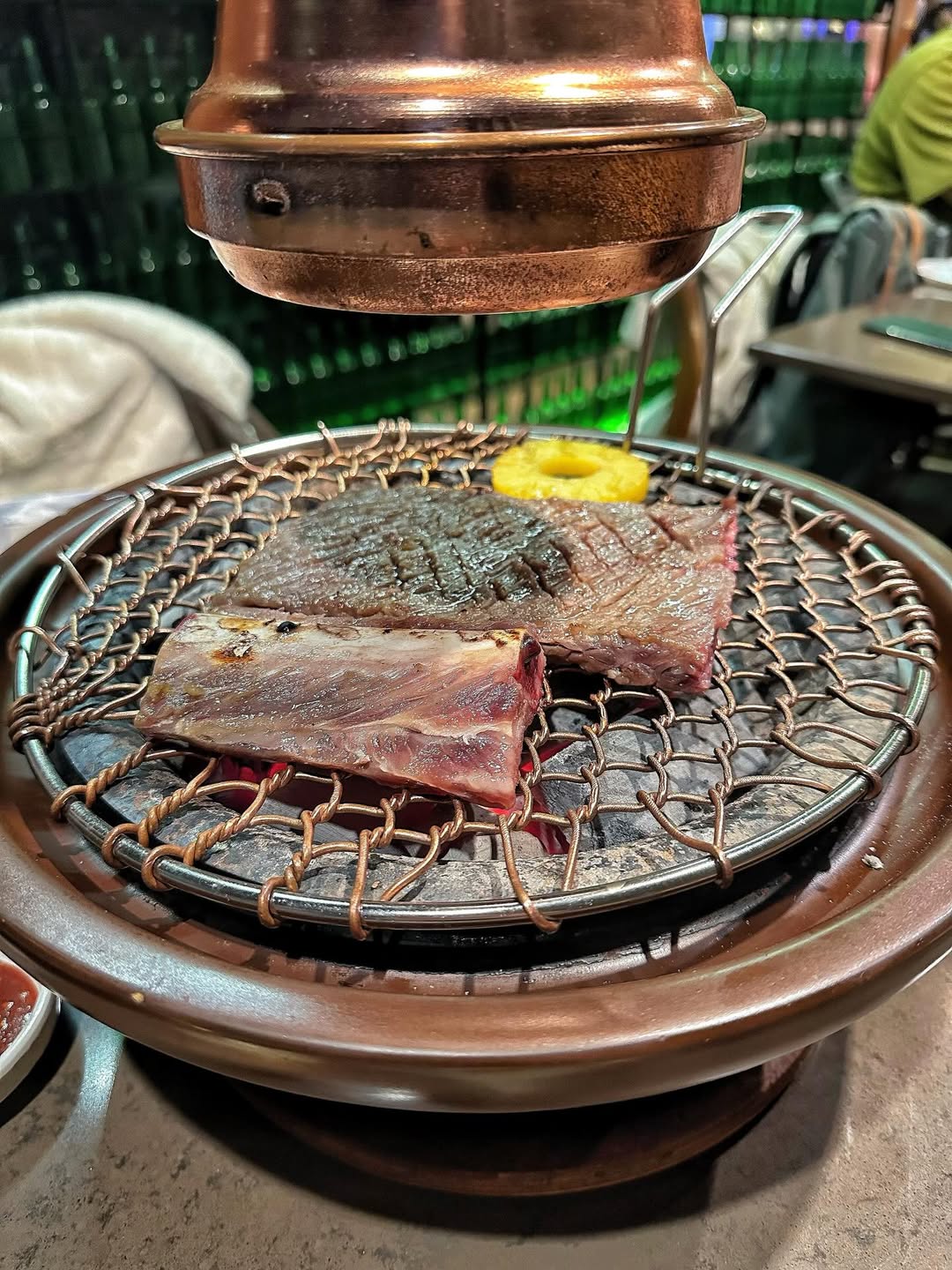 Grilled Korean Galbi Flanken Short Ribs