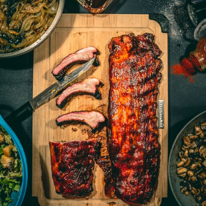 Hot Honey And Peach Glazed Pork Ribs Recipe