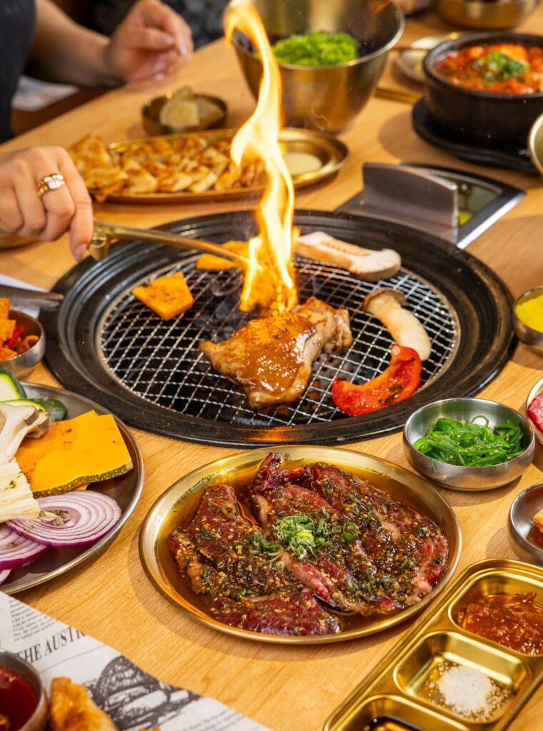 Korean Table Ritual For Bbq