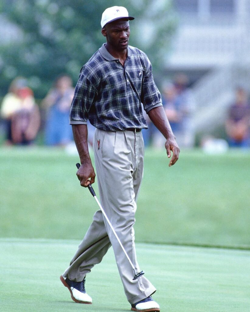 Michael Jordan Playing Golf