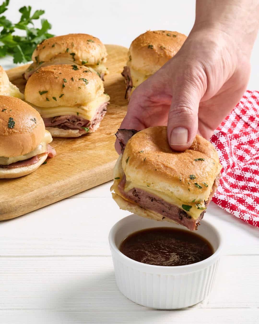 mini french dip sandwiches