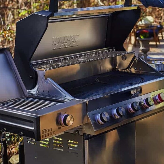 monument grills clearview 4-burner propane grill