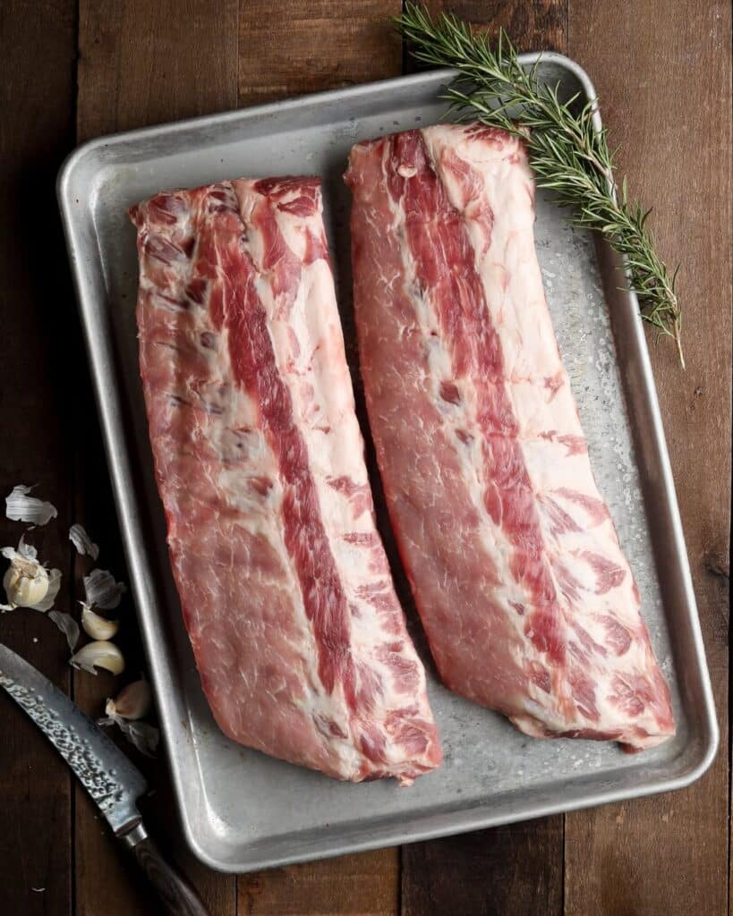 Raw Pork Ribs