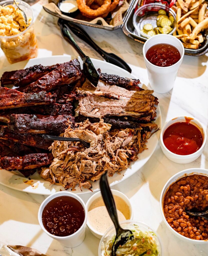 Smoked Pulled Pork And Sides