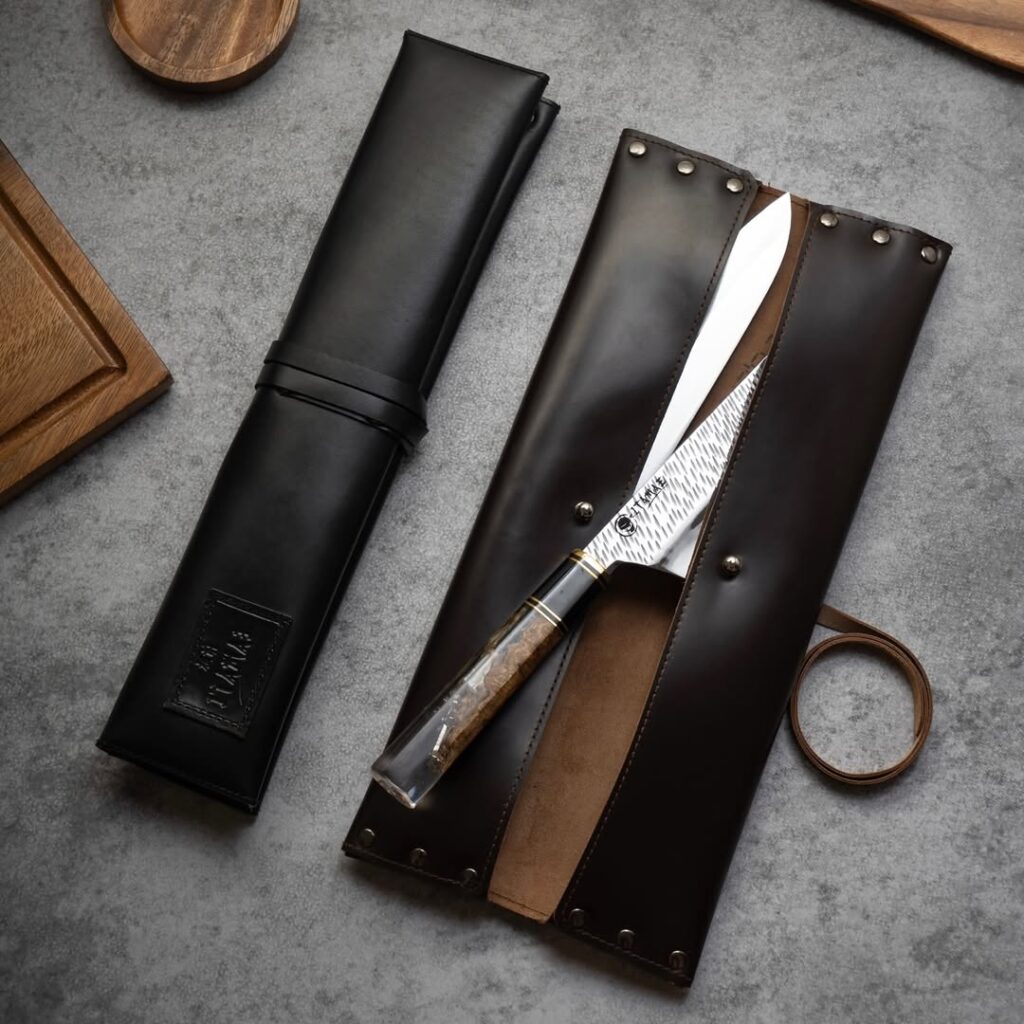 10 Leather Knife Sheaths For Safe Handling Around A Busy Backyard Grill 1 The Heavy-Duty Chef’s Guard