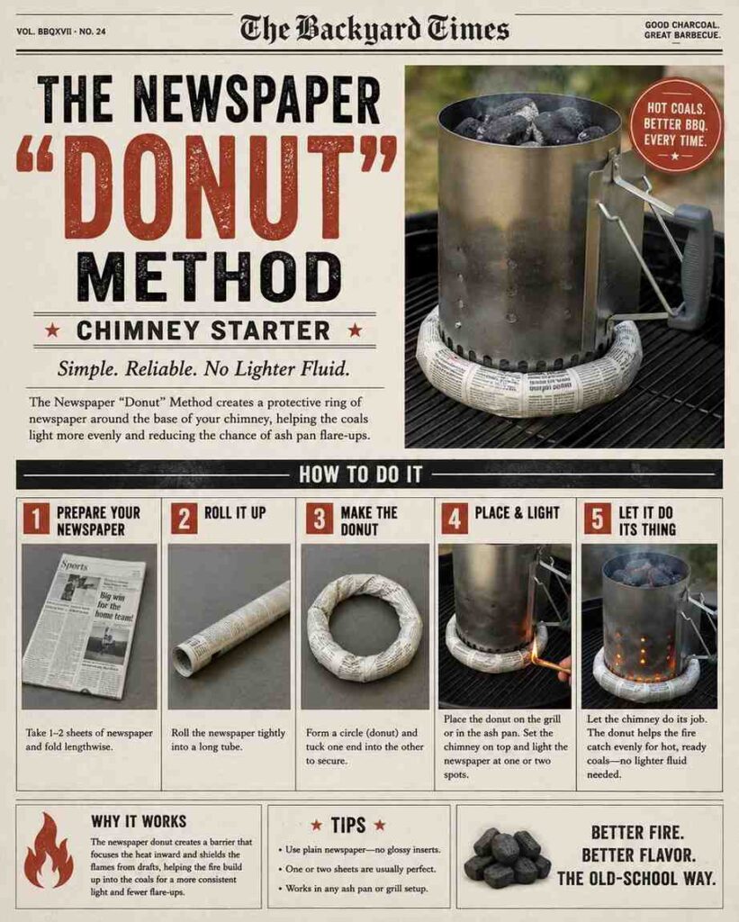The Newspaper Donut Method