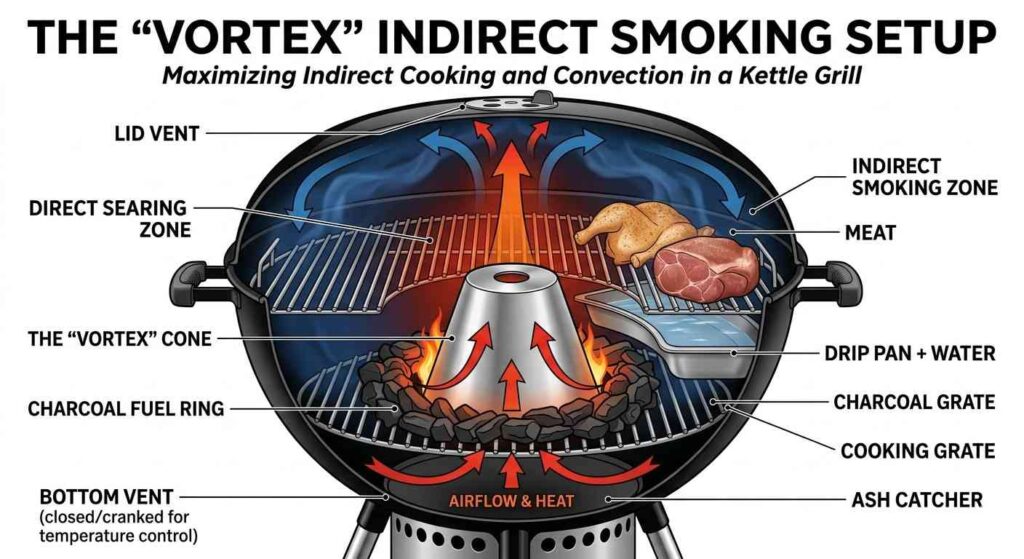 The Vortex Indirect Smoking Setup
