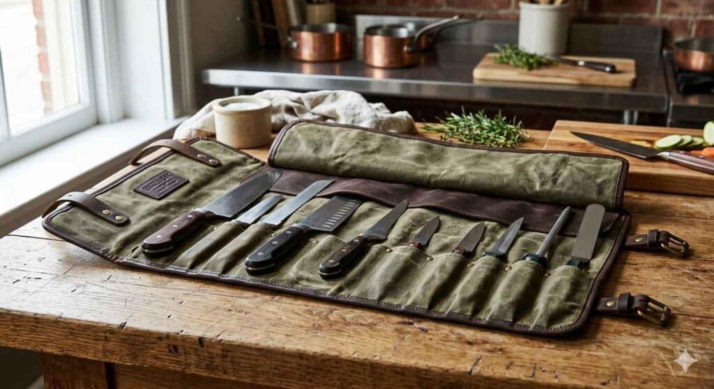 10 Leather Knife Sheaths For Safe Handling Around A Busy Backyard Grill 5 The Waxed Canvas And Leather Hybrid