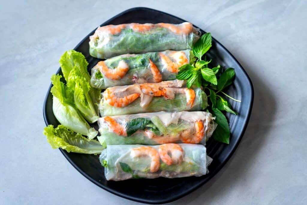 Vietnamese-Style Shrimp Summer Rolls