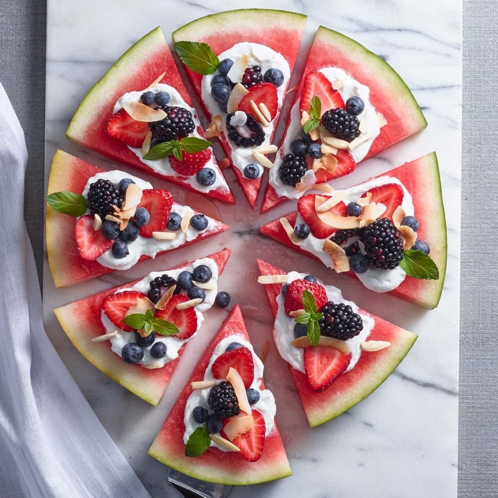 14 Gooey, Fruity, &Amp; Frozen: Epic Cookout Desserts To Try This Weekend 8 Watermelon Pizza