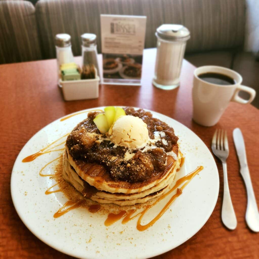 Apple Pie Spangled Pancakes