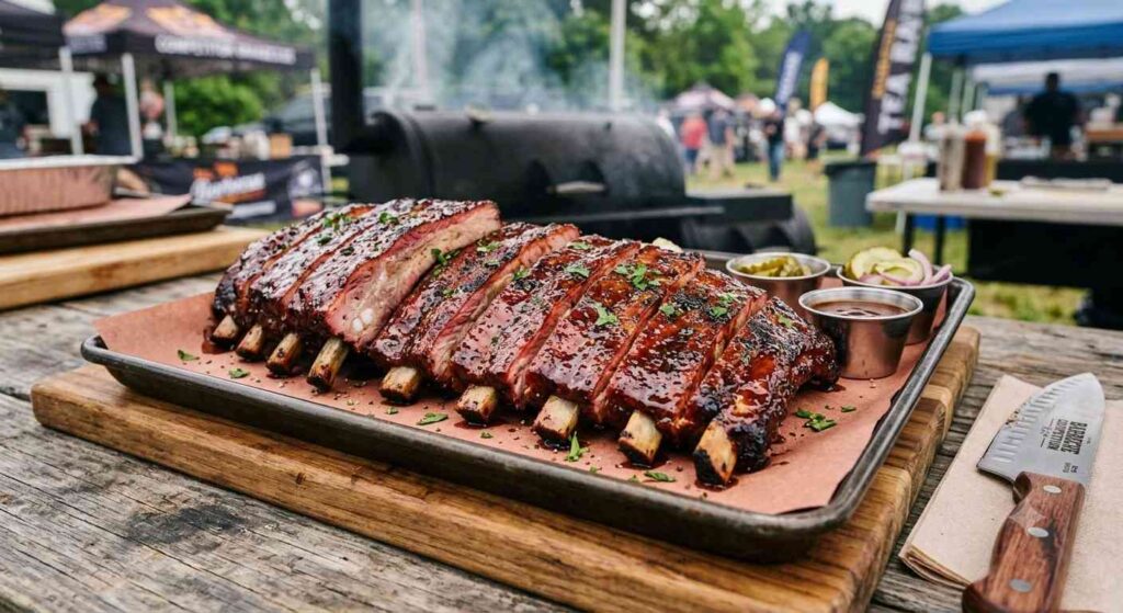 Stars, Stripes &Amp; Smoke Rings: 11 Independence Day Bbq Favorites 2 Competition-Style Smoked Saint Louis Ribs