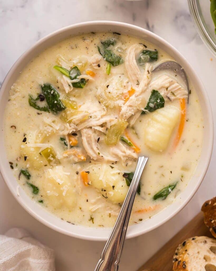 Creamy Chicken Gnocchi Soup