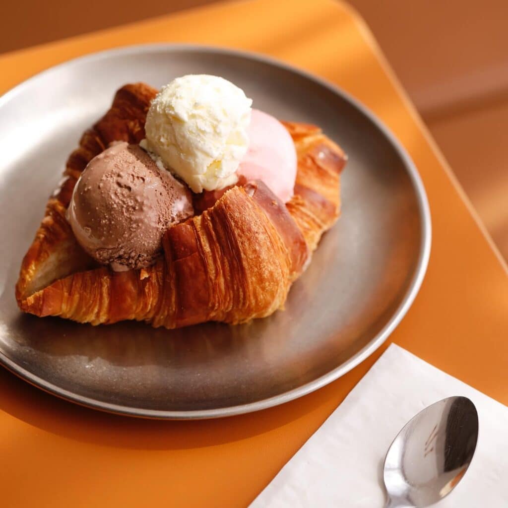 Croissants And Ice Cream