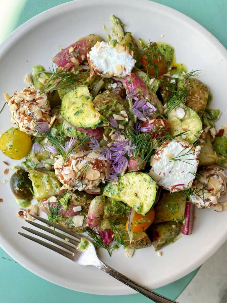 Stars, Stripes &Amp; Smoke Rings: 11 Independence Day Bbq Favorites 10 Fire-Roasted Potato Salad With Mustard Vinaigrette