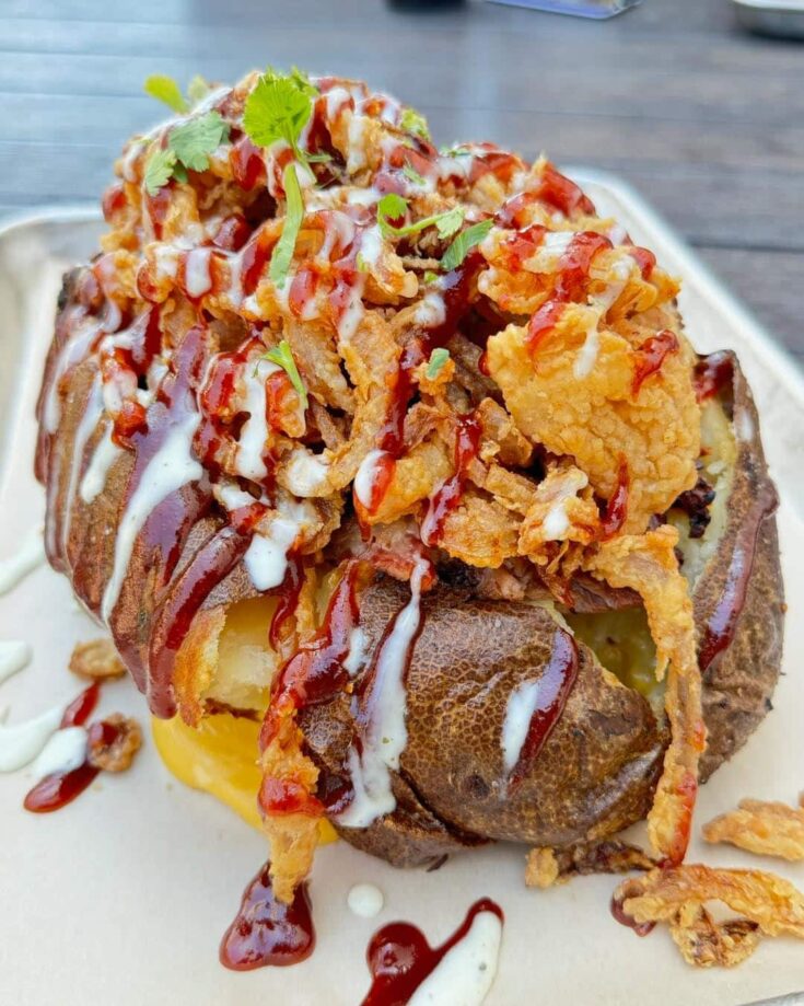 First Loaded Smoked Potatoes