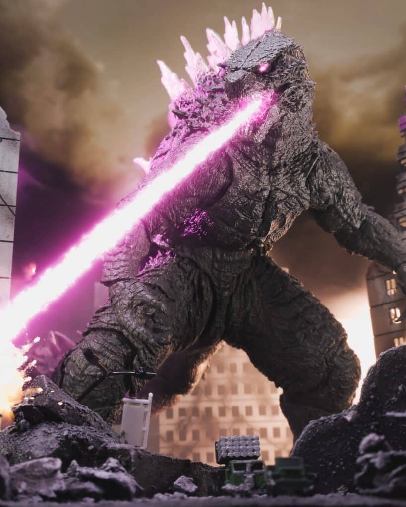 Godzilla’s Atomic Breath In Action