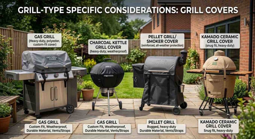 Grill Covers With Grill Type Specific Considerations