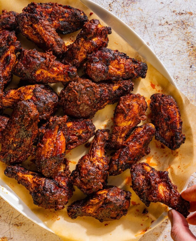 Hot Smoked Chicken Nashville Style