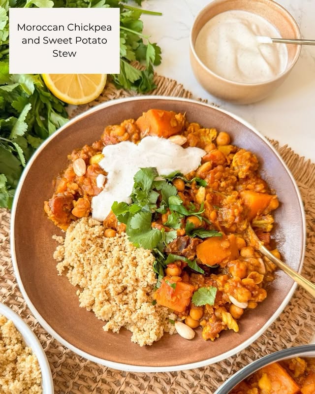 Low And Slow Moroccan Chickpea And Sweet Potato Stew