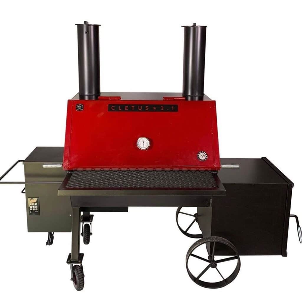 The Real Difference Between Grilling, Smoking, And Barbecuing 3 Pellet Smoker With Red Hood