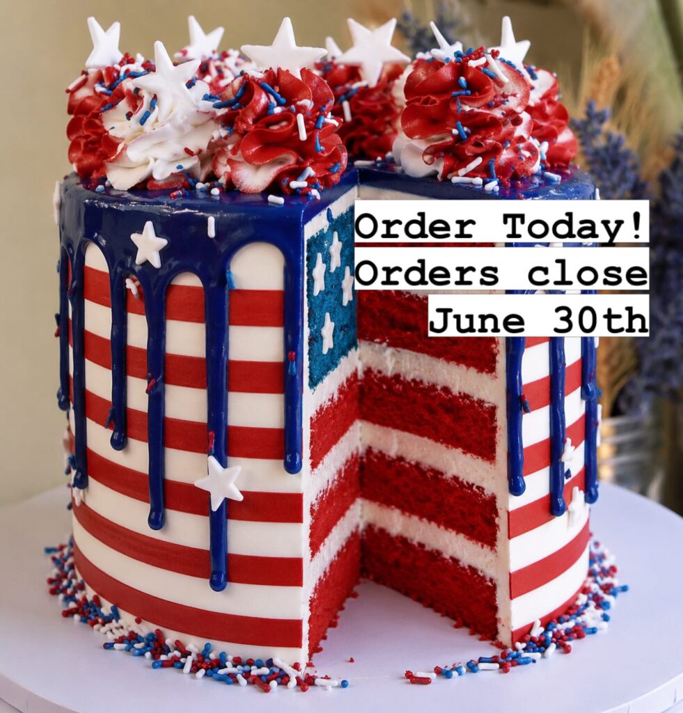 Red Velvet Independence Cakes