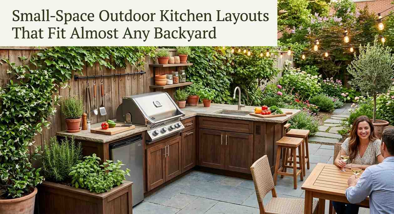 Small-Space Outdoor Kitchen Layouts For Any Backyard