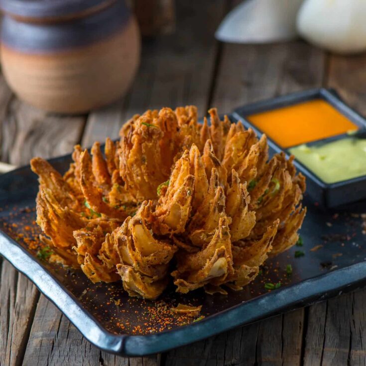 Smoked Fried Onion Blossoms Recipe