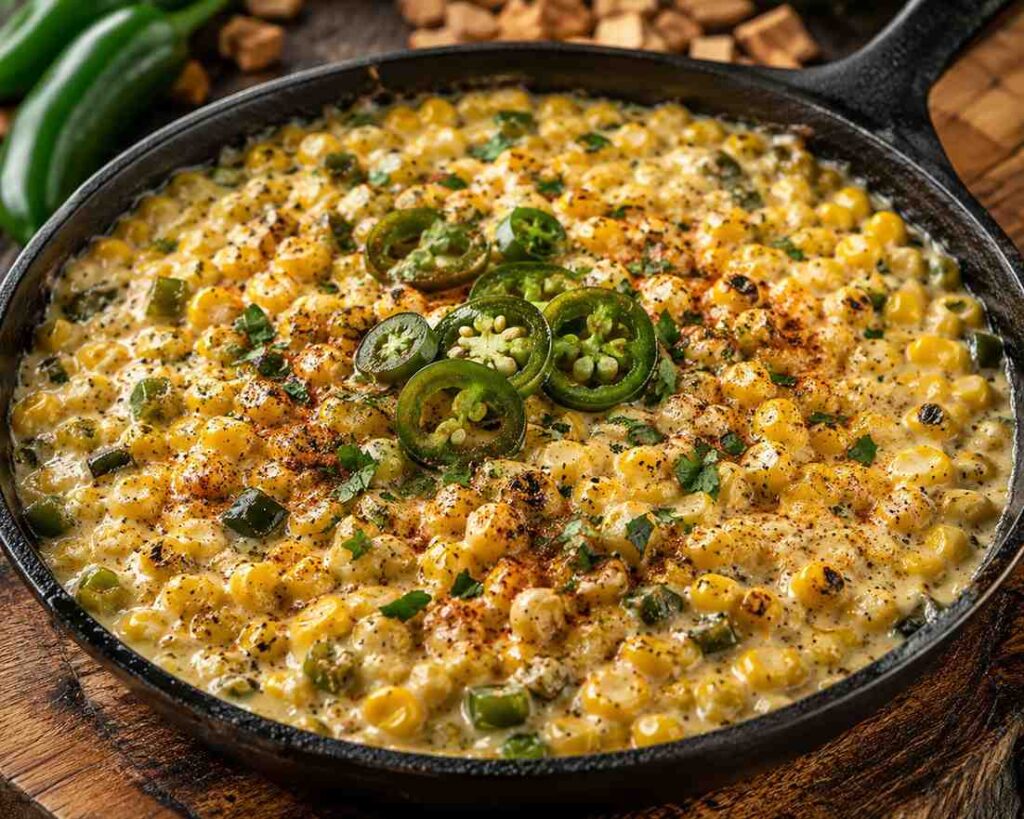 Smoked Jalapeno Creamed Corn