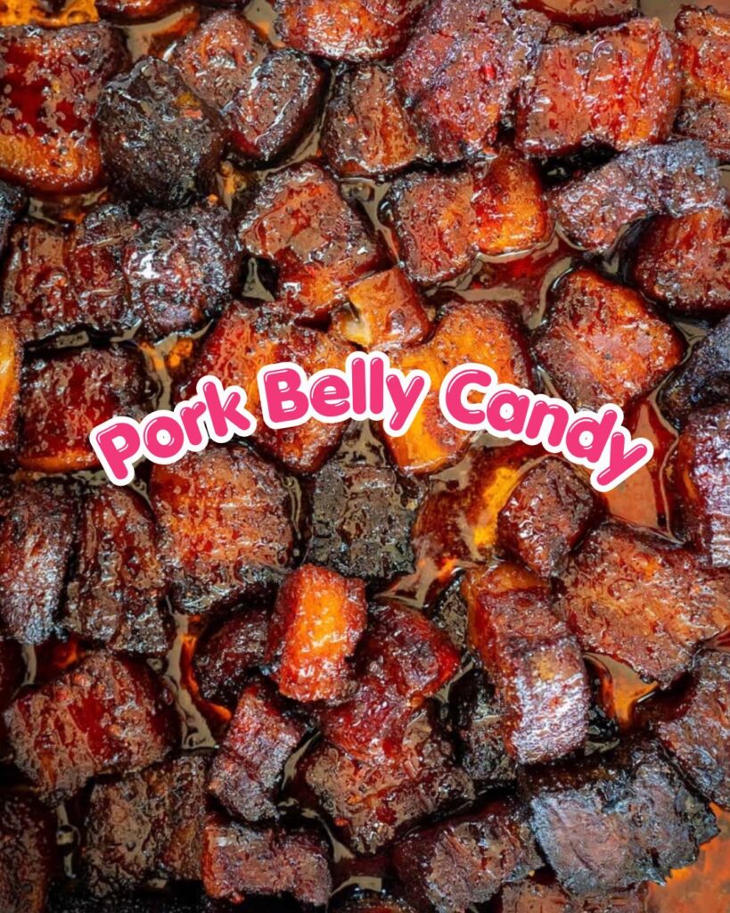 Smoked Pork Belly Meat Candy Burnt Ends