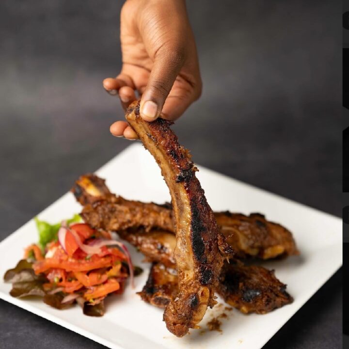 Star-Spangled Rum-And-Guava-Glazed Spareribs Recipe