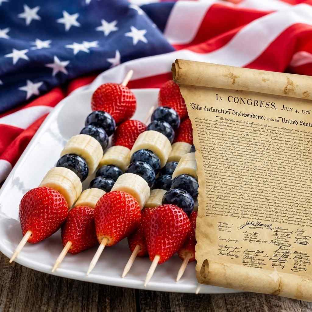 The Red White And Blue Classic Skewers