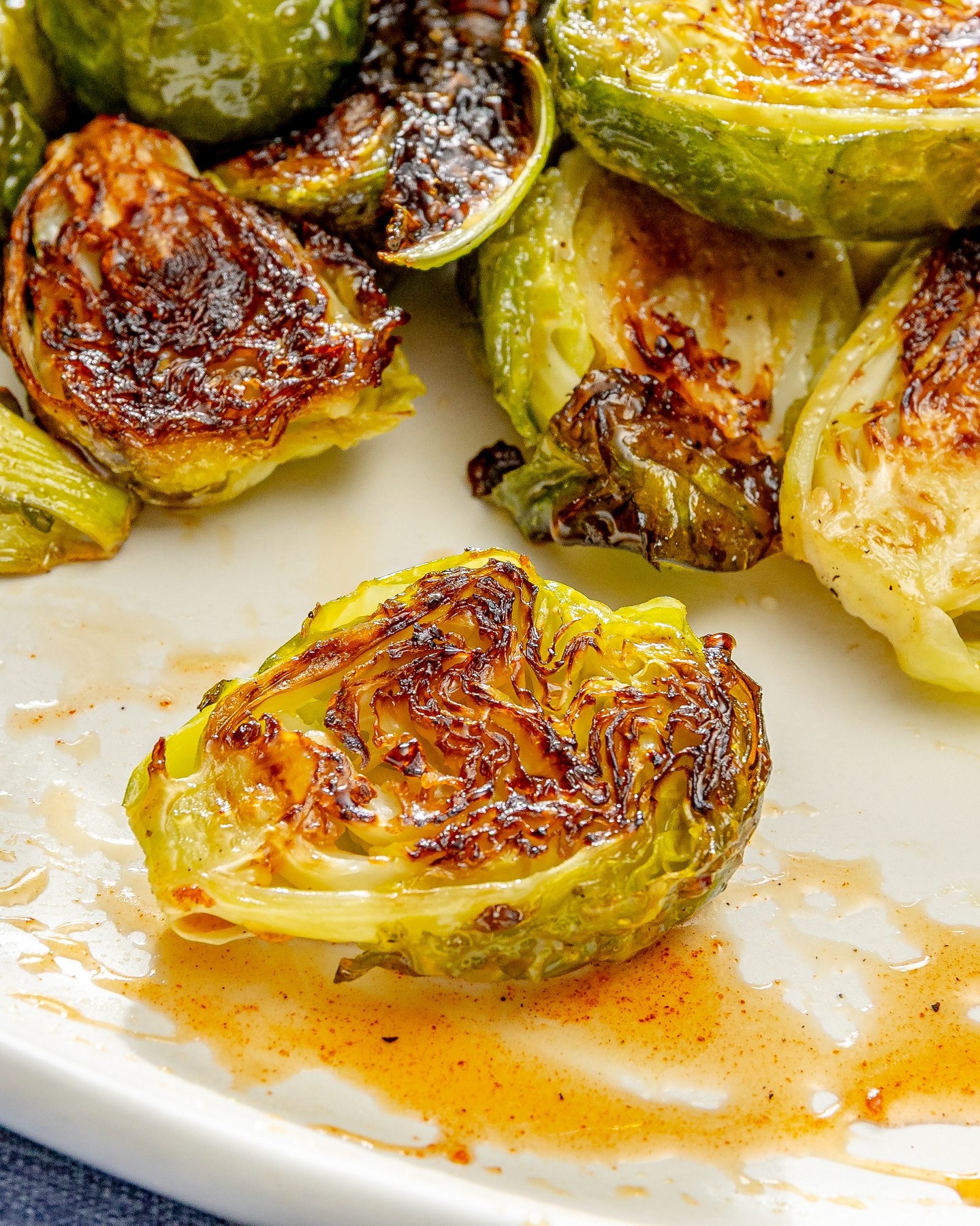 ultimate hot honey brussels sprouts