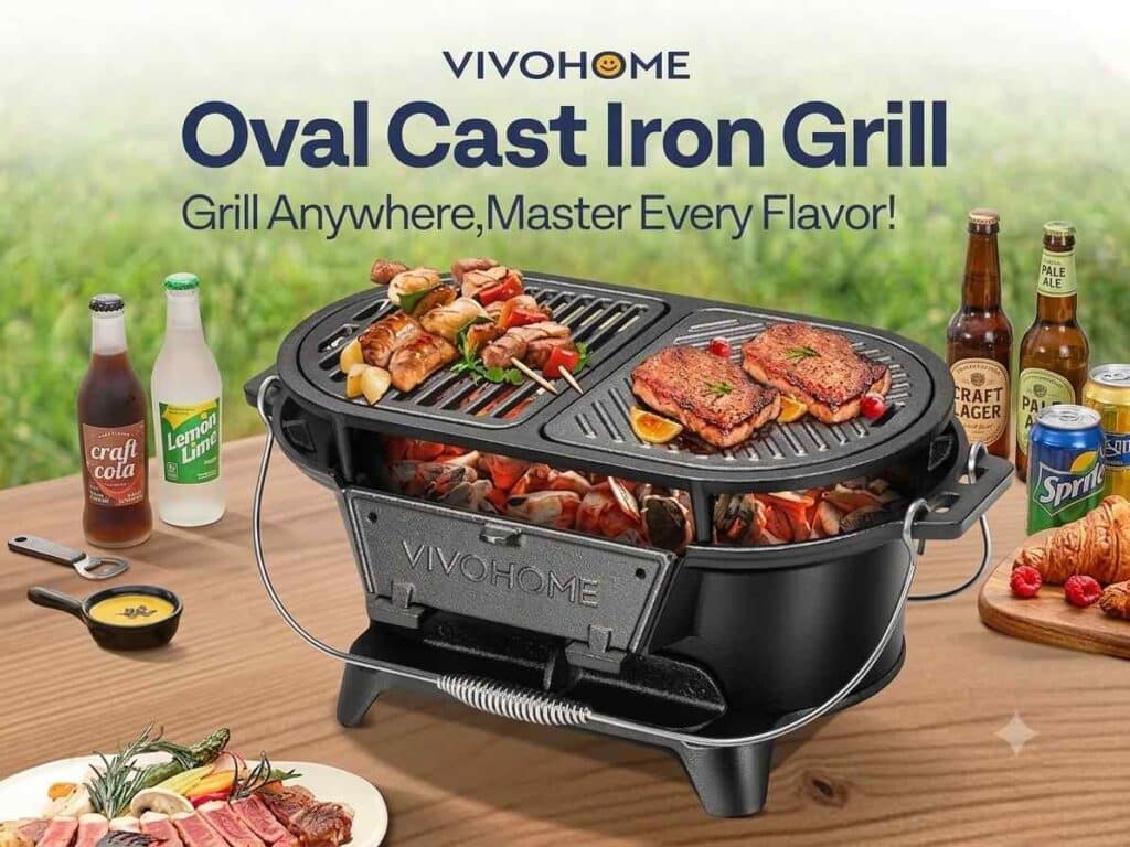 Vivohome Charcoal Grill Backyard Cooking