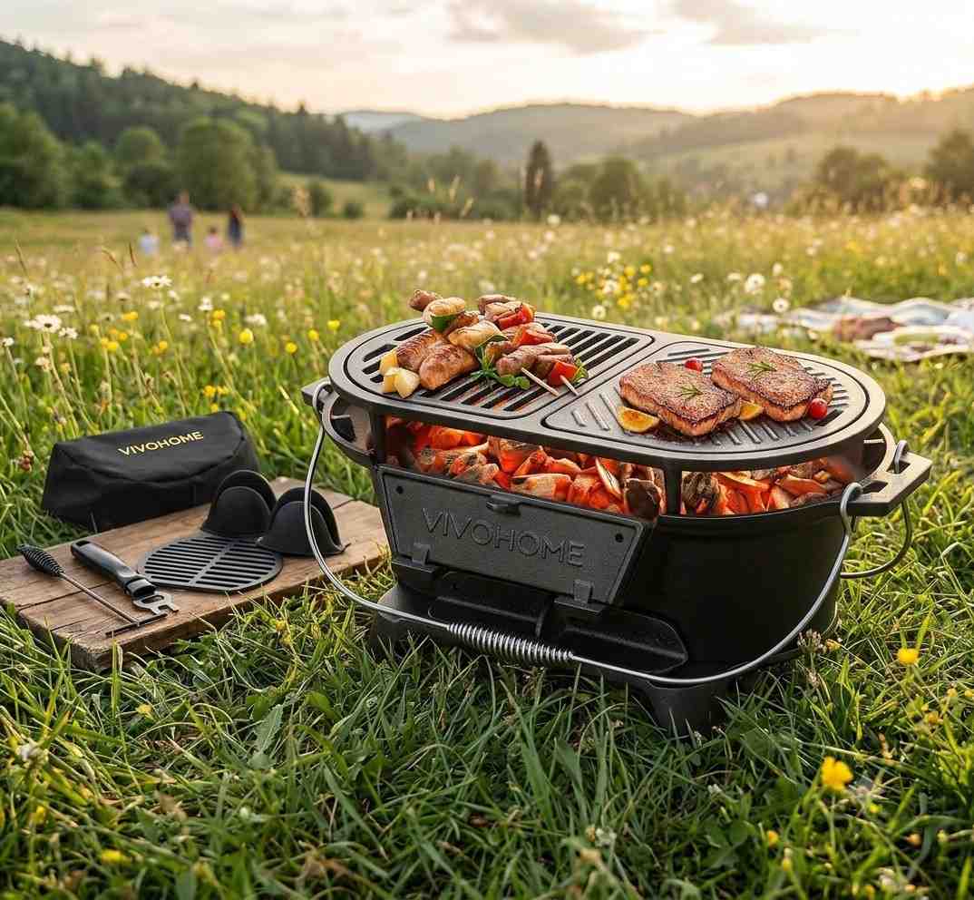 Vivohome Charcoal Grill