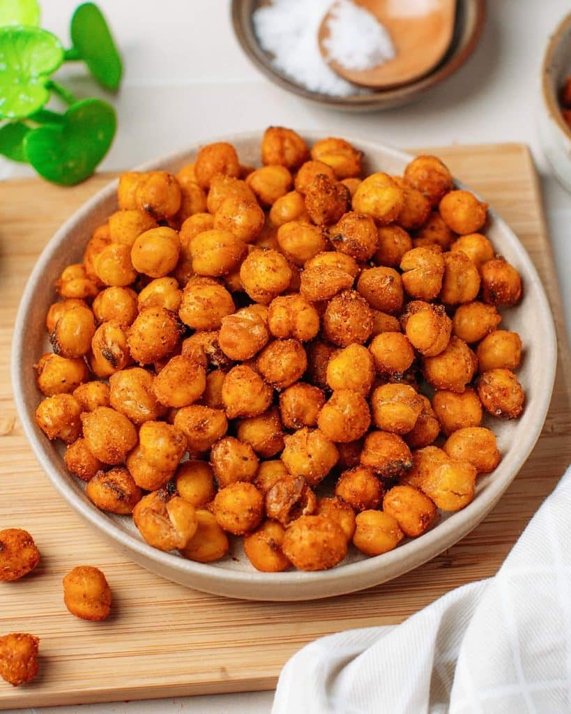 Air-Fried Crispy Chickpeas Spicy And Ranch