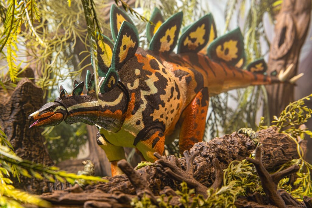An Artist Rendering Of A Stegosaurus
