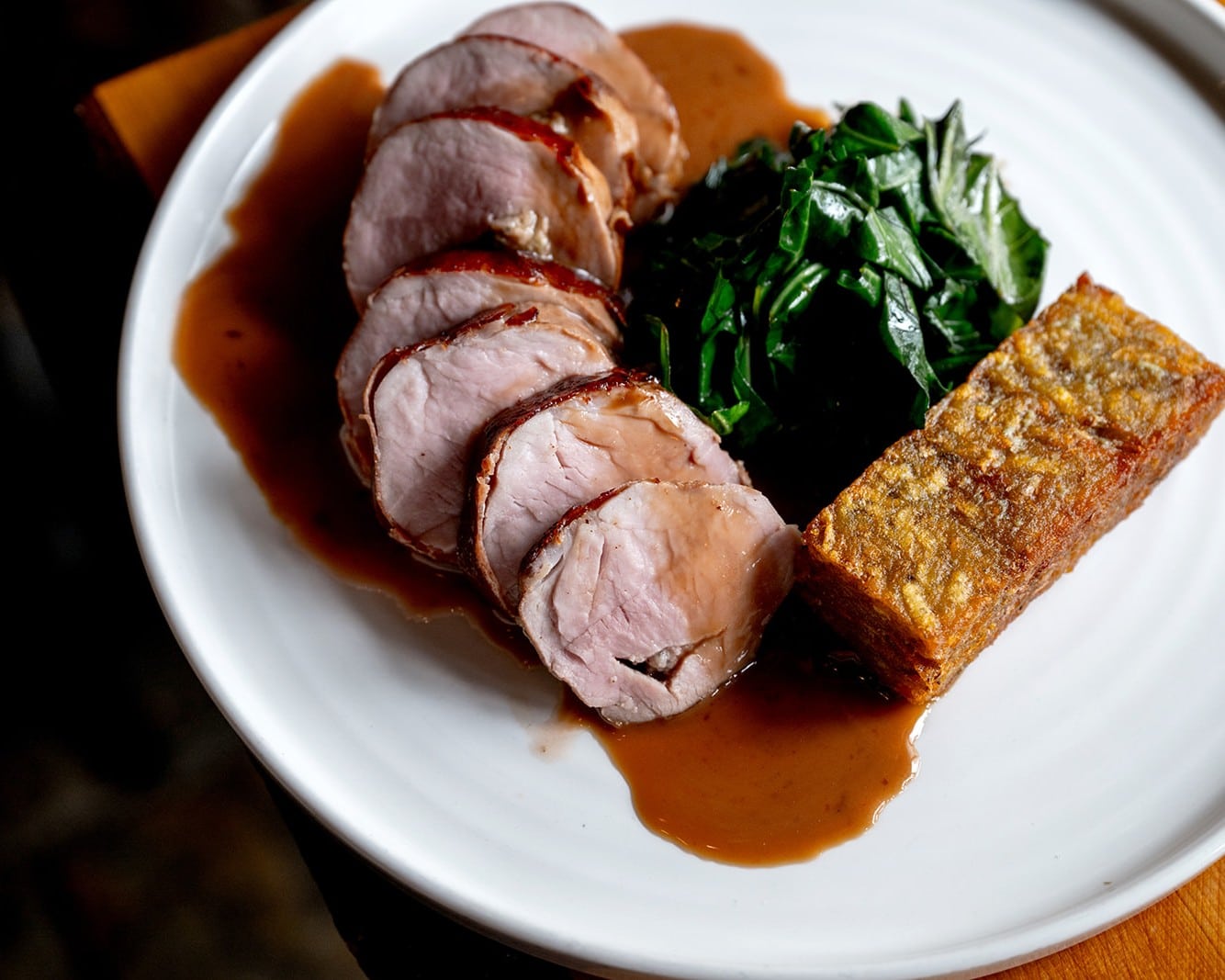 apple and sage stuffed pork tenderloin