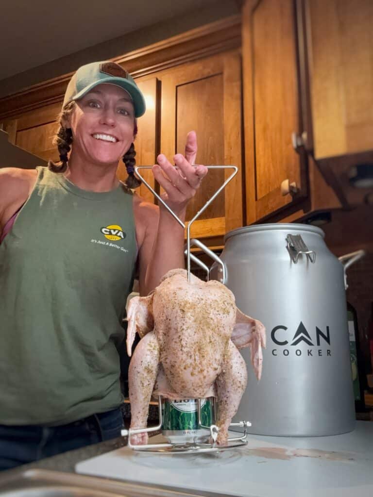 Beer-Can Chicken With Wattleseed Rub