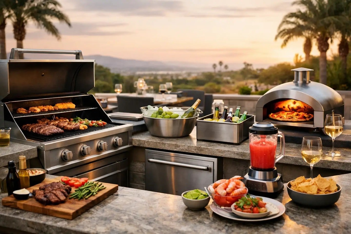 Best Countertop Materials For Outdoor Kitchens