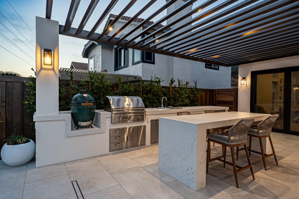 Budget-Friendly Outdoor Kitchen Island With Cabinets