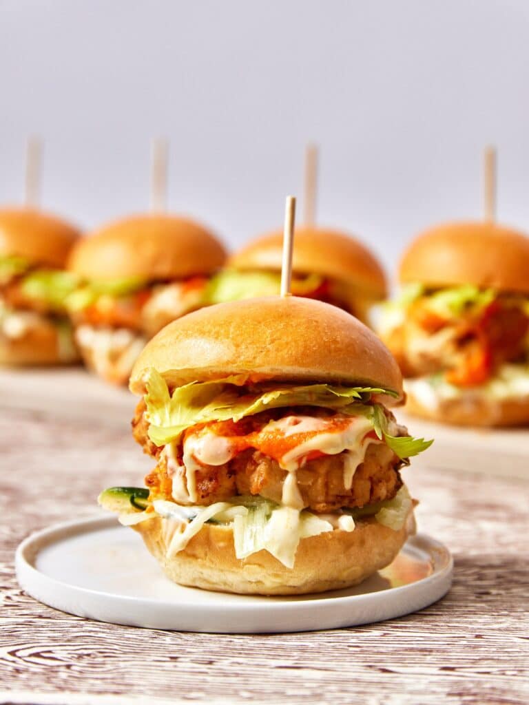 Buffalo Chicken And Cool Slaw Slider