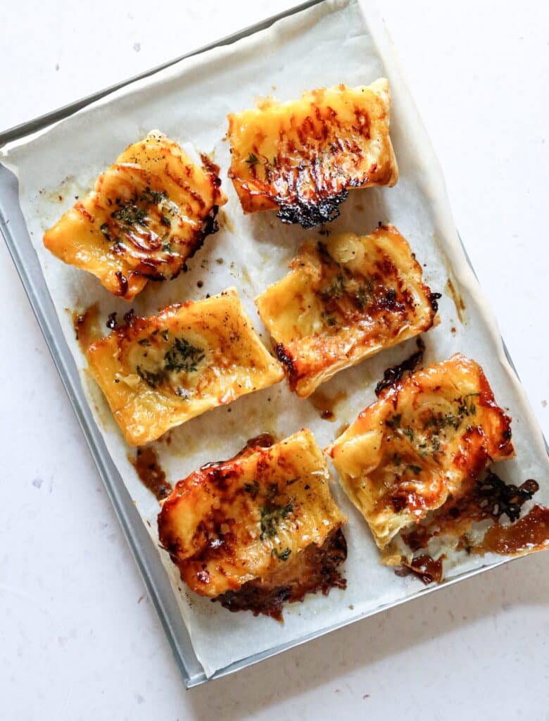 Caramelized Onion Gruyere And Fresh Thyme Tart