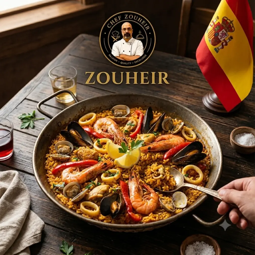 Wood-Fired Paella: Getting The Coveted Socarrat Crust Using An Open Fire Setup 1 Cast-Iron Paella Pan