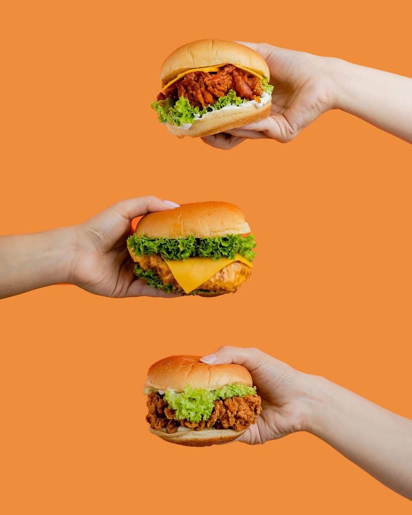 Chicken Burgers To Share With Friends