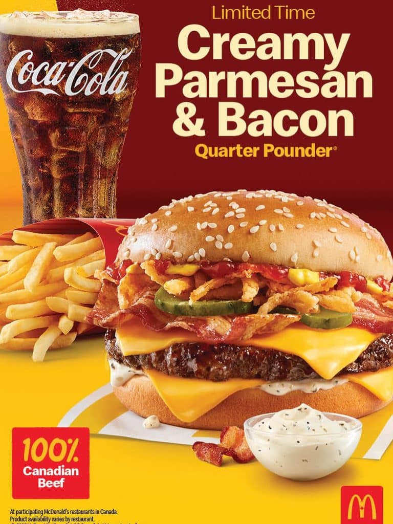 Creamy Parmesan And Bacon Burger